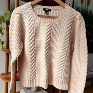Paige Women’ Cream Sweater, Size Large